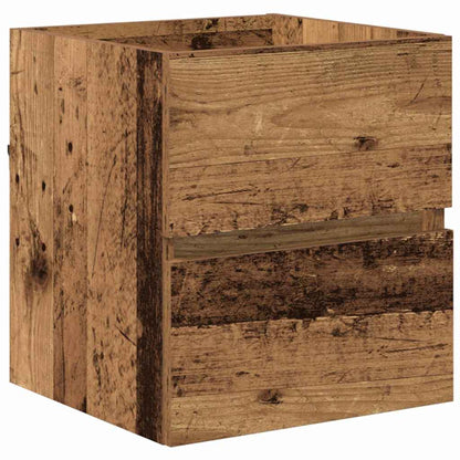 vidaXL Bathroom Cabinet Old Wood 41 x 38.5 x 45 cm Engineered Wood
