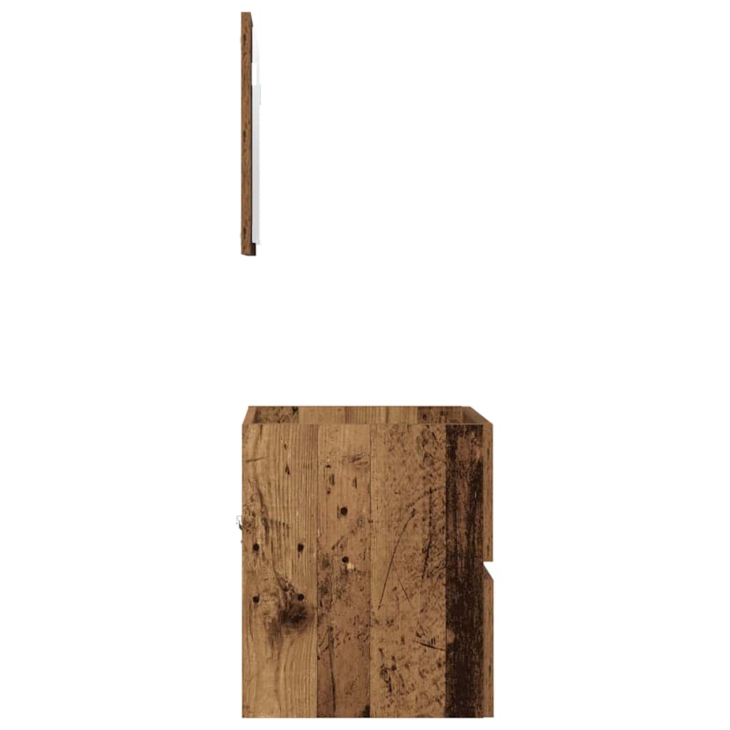 vidaXL Bathroom Cabinet Old Wood 41 x 38.5 x 45 cm Engineered Wood