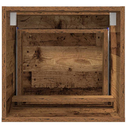 vidaXL Bathroom Cabinet Old Wood 41 x 38.5 x 45 cm Engineered Wood