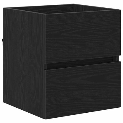 vidaXL Bathroom Cabinet Black Oak 41 x 38.5 x 45 cm Engineered Wood