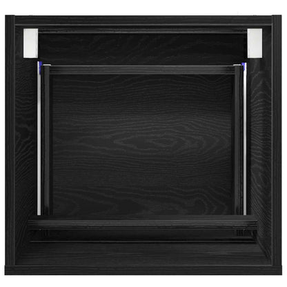 vidaXL Bathroom Cabinet Black Oak 41 x 38.5 x 45 cm Engineered Wood