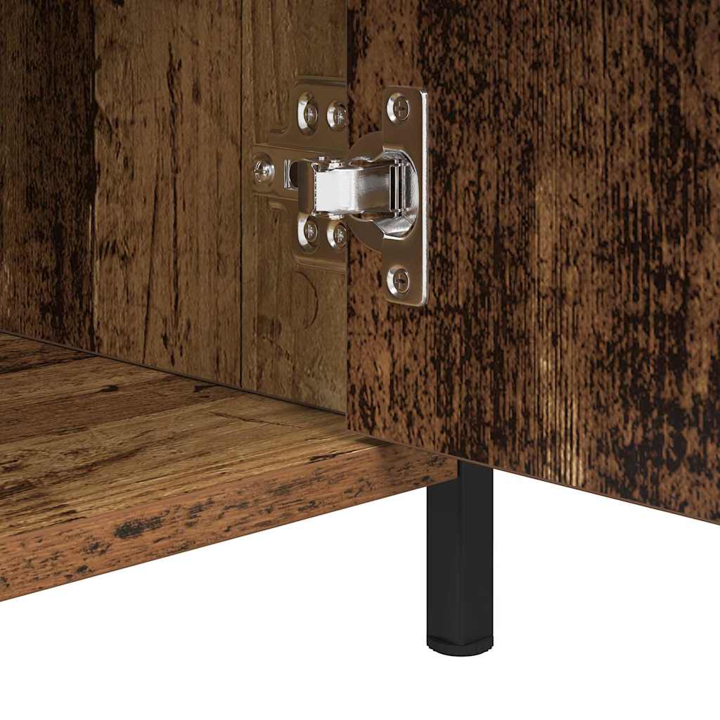vidaXL Bedside Cabinet Old Wood 40 x 42 x 60 cm Engineered Wood