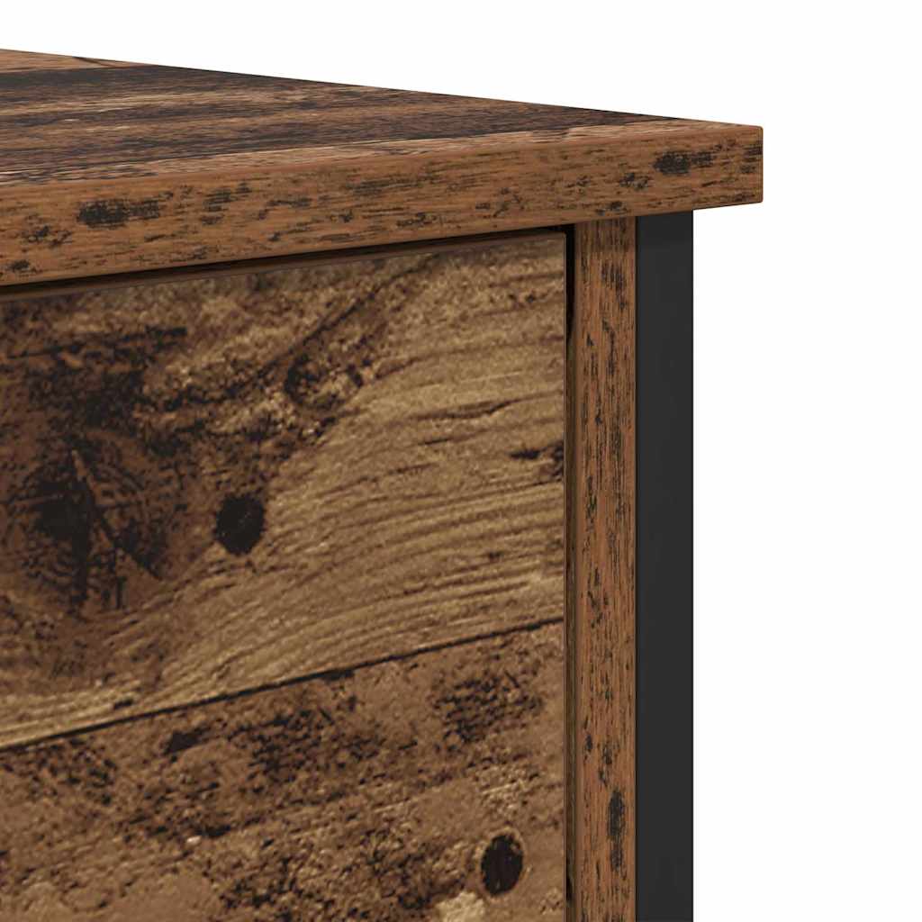 vidaXL Bedside Cabinet 2 pcs Old Wood 40 x 42 x 60 cm Engineered Wood