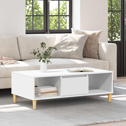 vidaXL Coffee Table White 102 x 55 x 35 cm Engineered Wood