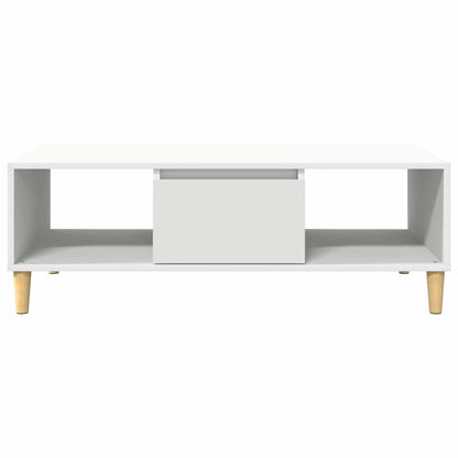 vidaXL Coffee Table White 102 x 55 x 35 cm Engineered Wood
