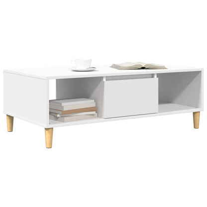 vidaXL Coffee Table White 102 x 55 x 35 cm Engineered Wood
