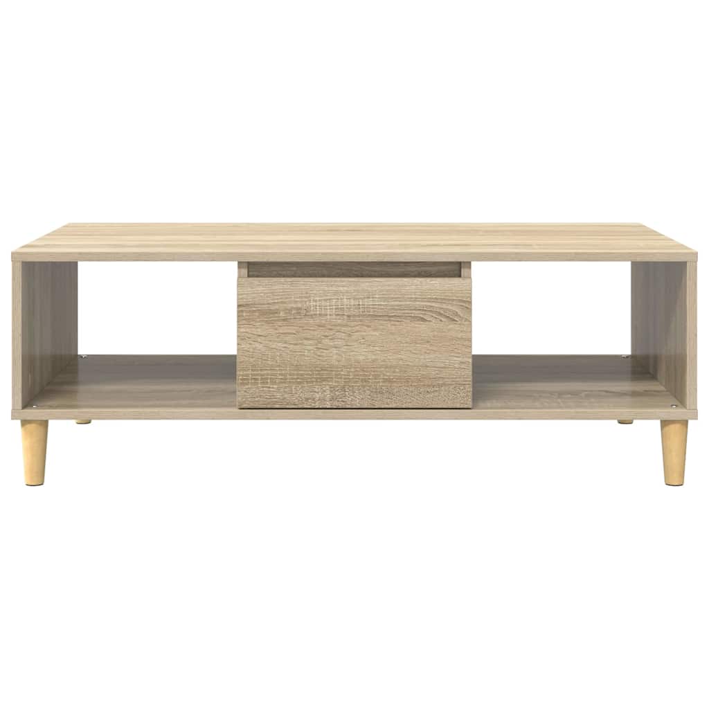vidaXL Coffee Table Sonoma Oak 102 x 55 x 35 cm Engineered Wood