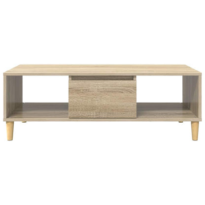 vidaXL Coffee Table Sonoma Oak 102 x 55 x 35 cm Engineered Wood