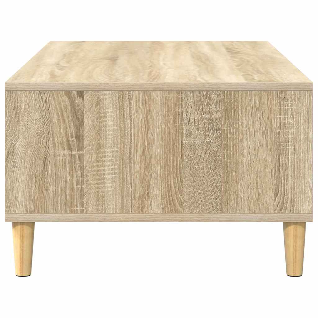 vidaXL Coffee Table Sonoma Oak 102 x 55 x 35 cm Engineered Wood