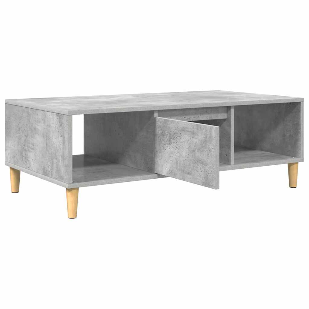 vidaXL Coffee Table Concrete Grey 102 x 55 x 35 cm Engineered Wood