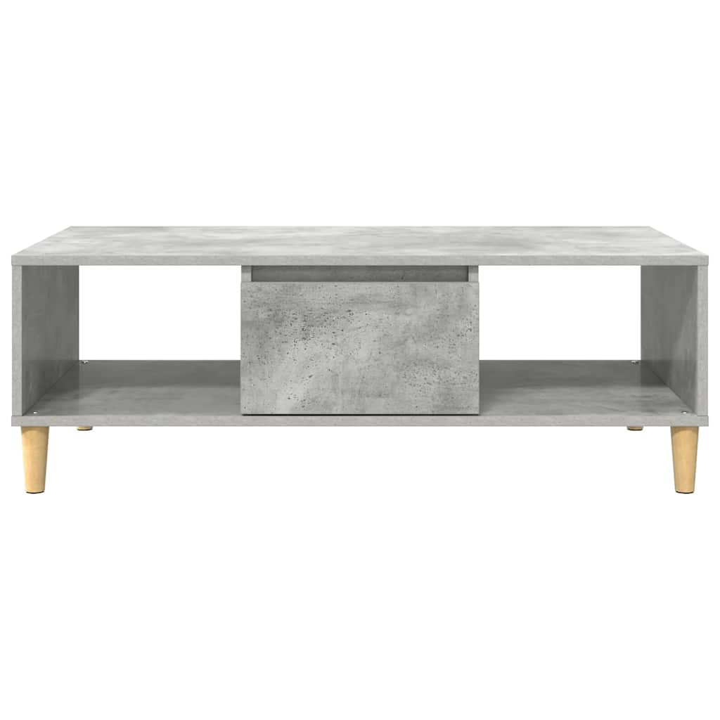 vidaXL Coffee Table Concrete Grey 102 x 55 x 35 cm Engineered Wood