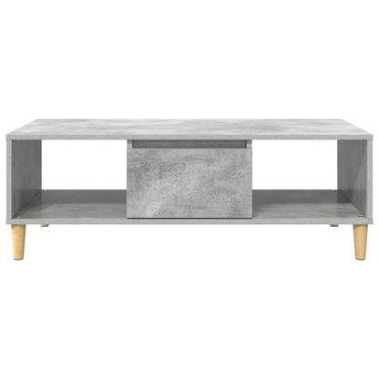 vidaXL Coffee Table Concrete Grey 102 x 55 x 35 cm Engineered Wood