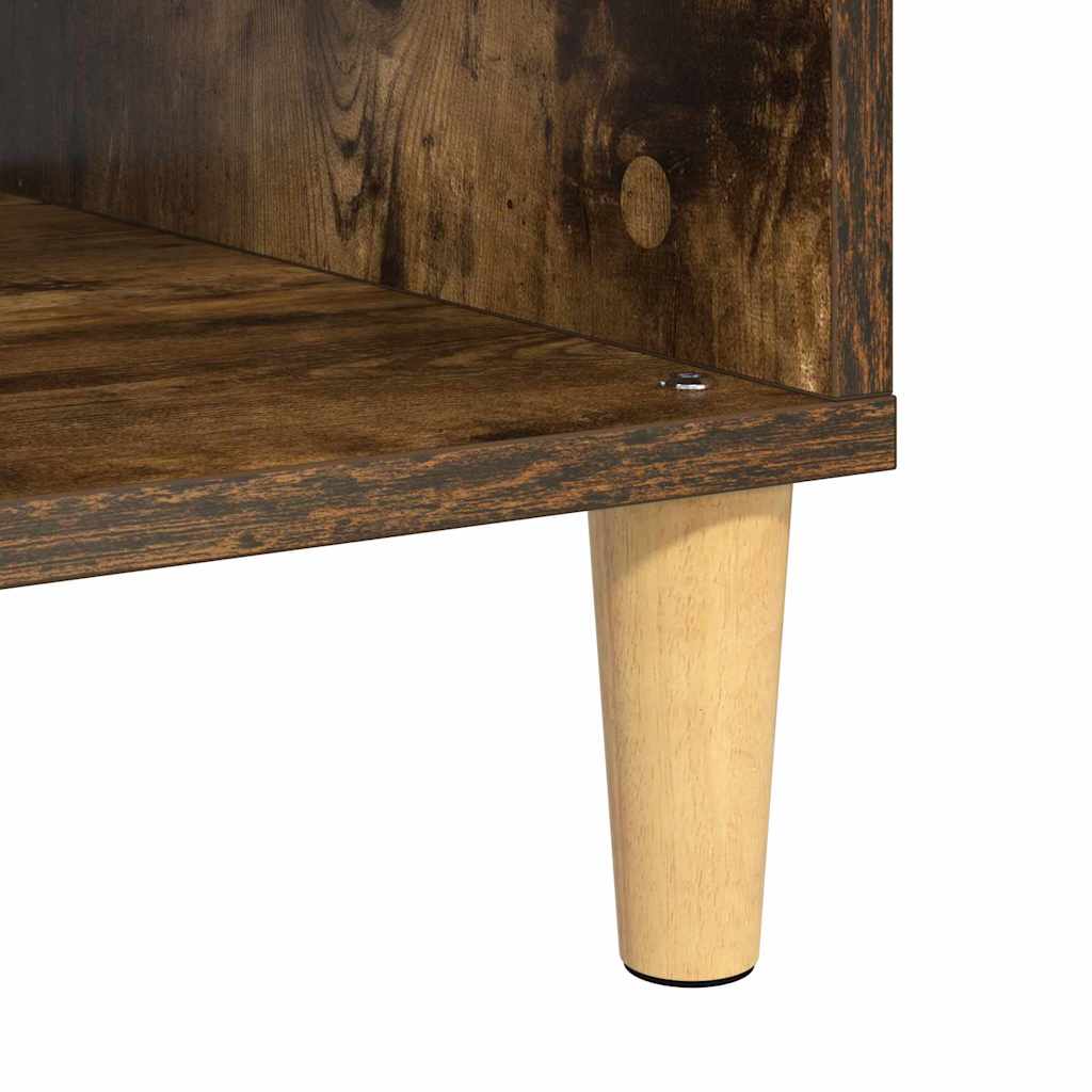 vidaXL Coffee Table Smoked Oak 102 x 55 x 35 cm Engineered Wood