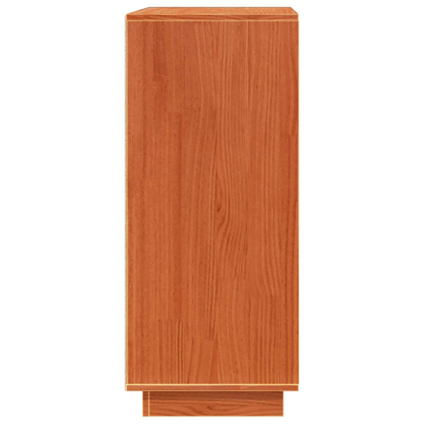 vidaXL Sideboard Wax Brown 70 x 34 x 80 cm Solid Pine Wood