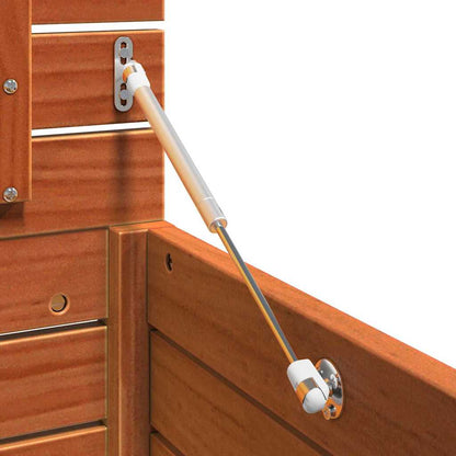 vidaXL Storage Box Wax Brown 101 x 50.5 x 46.5 cm Engineered wood