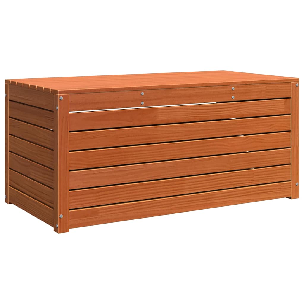 vidaXL Storage Box Wax Brown 101 x 50.5 x 46.5 cm Engineered wood
