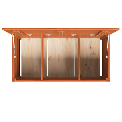 vidaXL Storage Box Wax Brown 101 x 50.5 x 46.5 cm Engineered wood