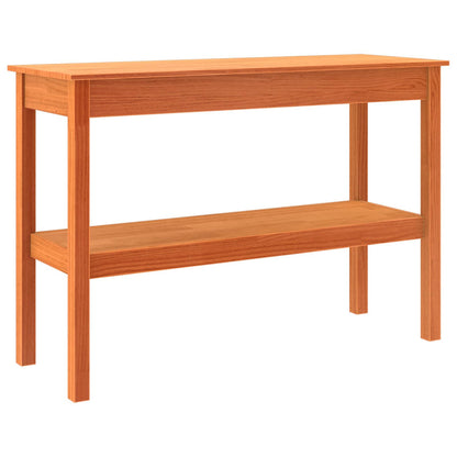 vidaXL Console Table Wax brown 110 x 40 x 75 cm Solid pine wood