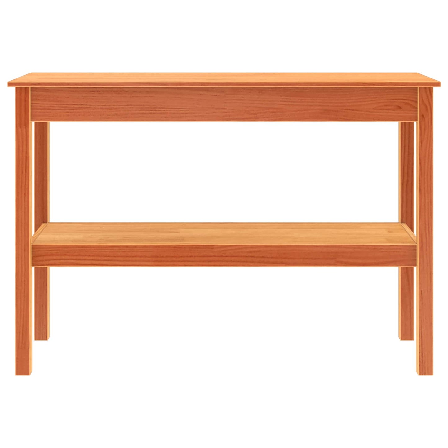 vidaXL Console Table Wax brown 110 x 40 x 75 cm Solid pine wood