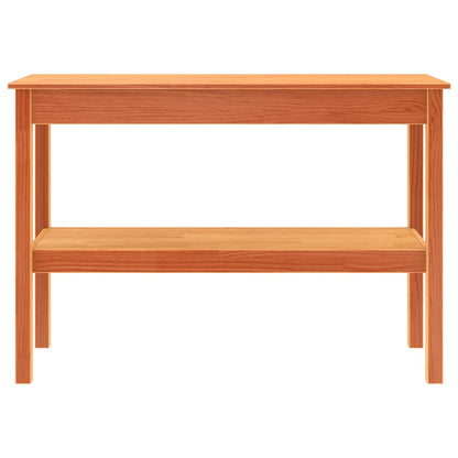 vidaXL Console Table Wax brown 110 x 40 x 75 cm Solid pine wood