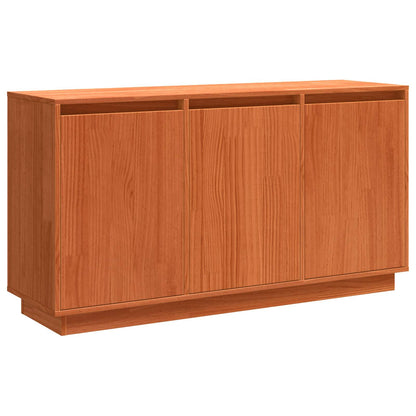 vidaXL Sideboard Brown Oak 111 x 34 x 60 cm Solid Pine Wood
