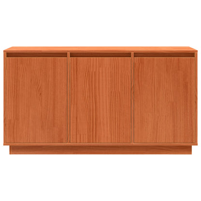 vidaXL Sideboard Brown Oak 111 x 34 x 60 cm Solid Pine Wood
