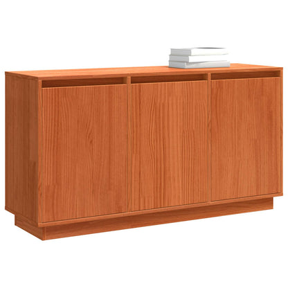 vidaXL Sideboard Brown Oak 111 x 34 x 60 cm Solid Pine Wood