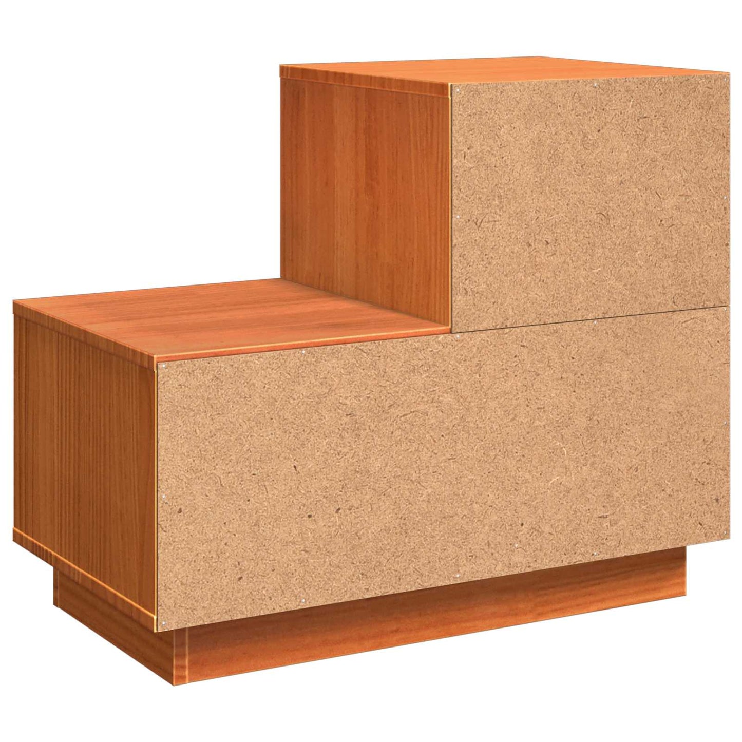 vidaXL Bedside Cabinet Wax Brown 60 x 34 x 51 cm Engineered Wood