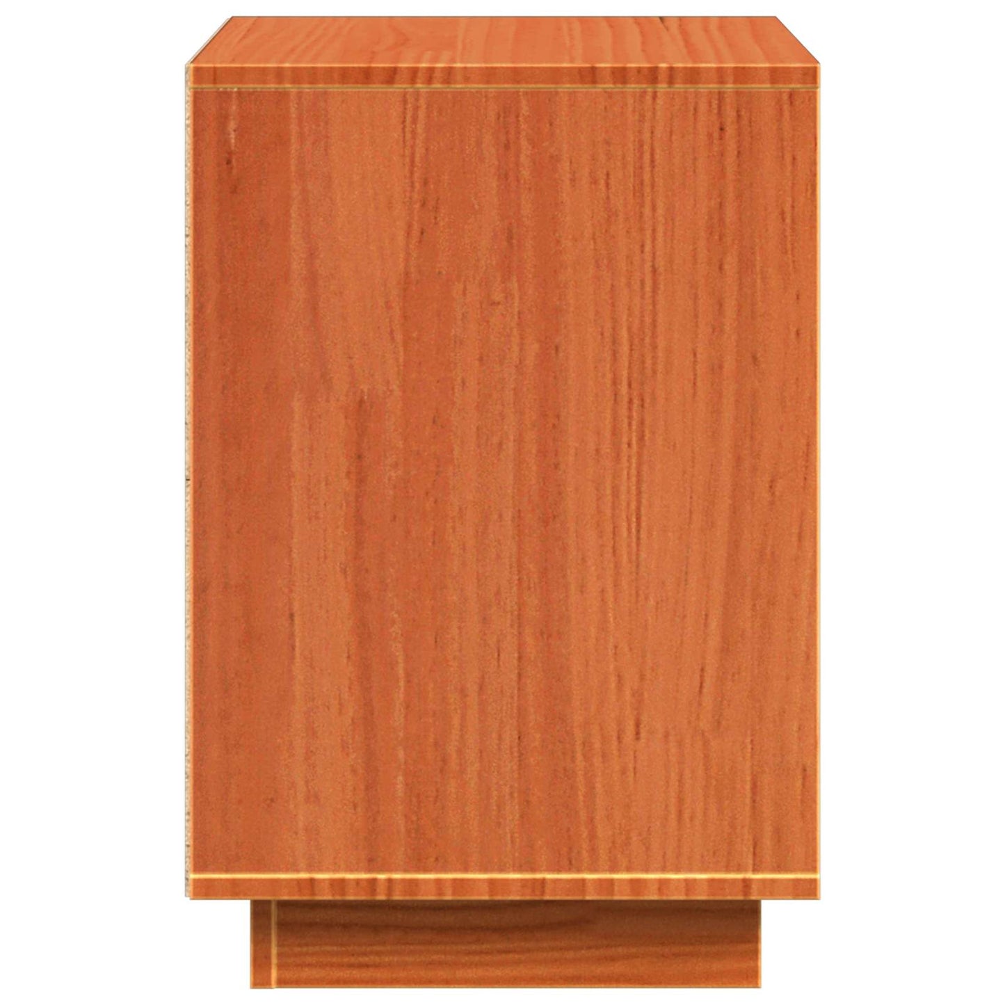 vidaXL Bedside Cabinet Wax Brown 60 x 34 x 51 cm Engineered Wood