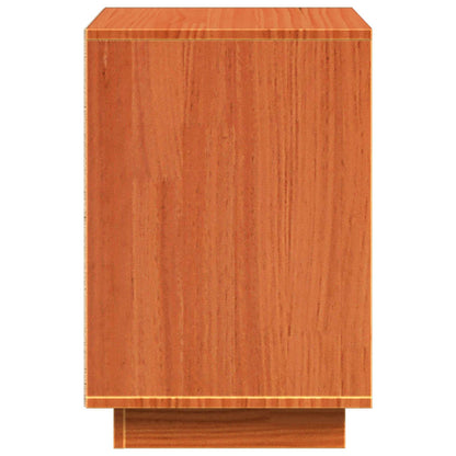 vidaXL Bedside Cabinet Wax Brown 60 x 34 x 51 cm Engineered Wood