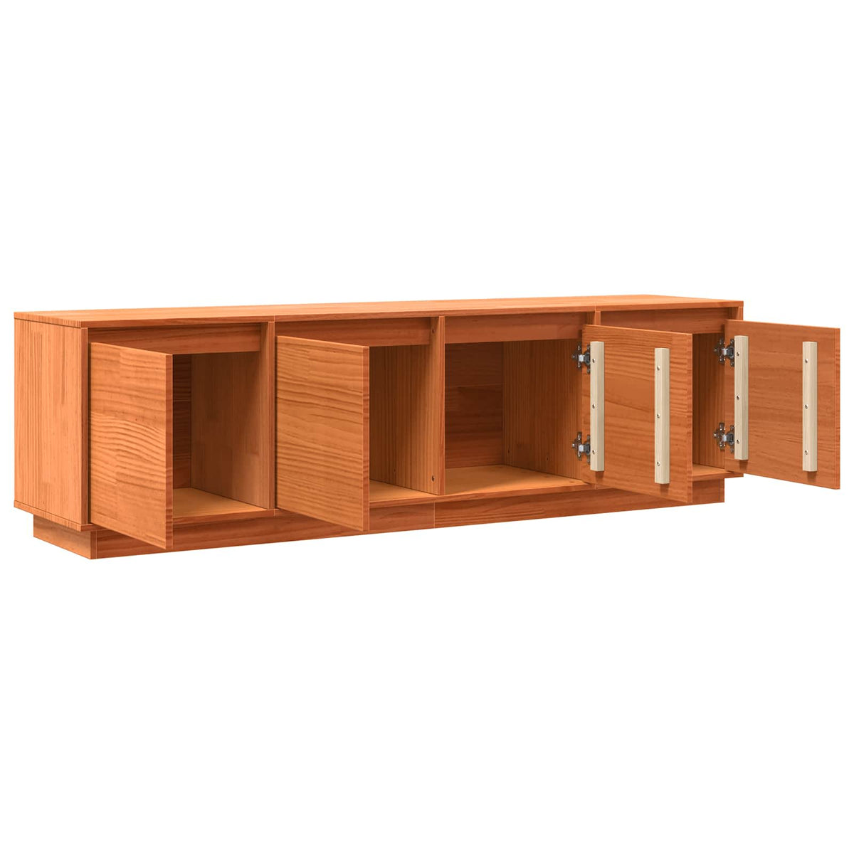 vidaXL TV Cabinet 156 x 37 x 45 cm Brown Engineered Wood