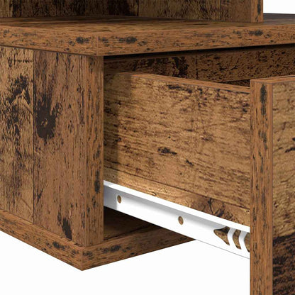 vidaXL Floating Nightstand Old Wood 40 x 31 x 28 cm Engineered Wood