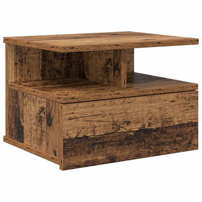 vidaXL Floating Nightstand Old Wood 40 x 31 x 28 cm Engineered Wood