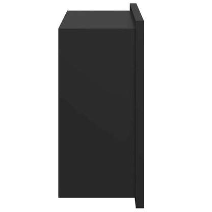 vidaXL Shower Niche Black 30 x 20 x 9.5 cm Stainless Steel
