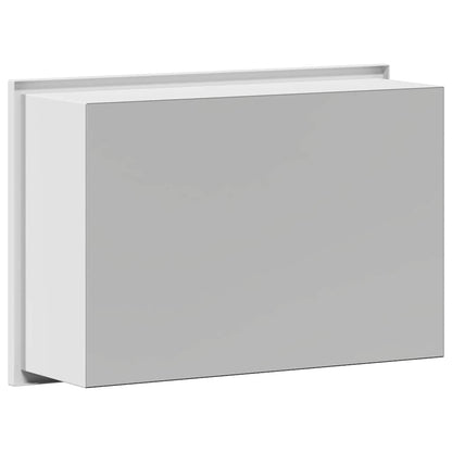 vidaXL Shower Niche White 30 x 20 x 9.5 cm Stainless Steel