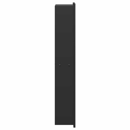 vidaXL Shower Niche Black 60 x 20 x 9.5 cm Stainless Steel