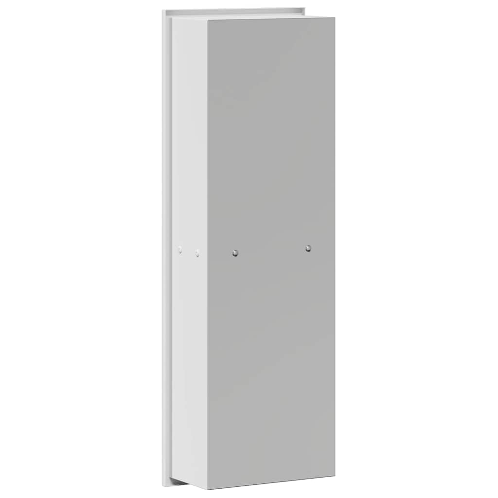 vidaXL Shower Niche White 60 x 20 x 9.5 cm Stainless Steel