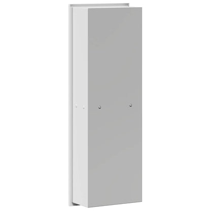 vidaXL Shower Niche White 60 x 20 x 9.5 cm Stainless Steel