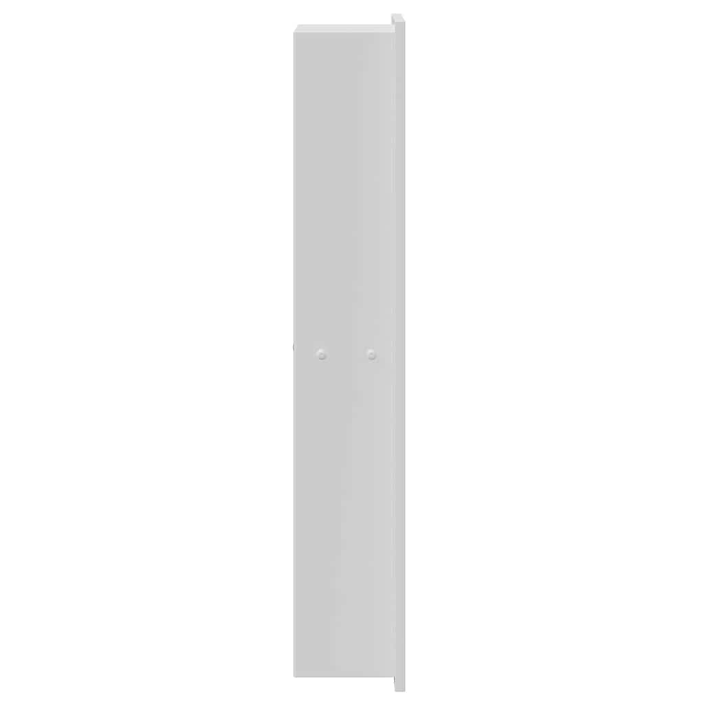 vidaXL Shower Niche White 60 x 20 x 9.5 cm Stainless Steel