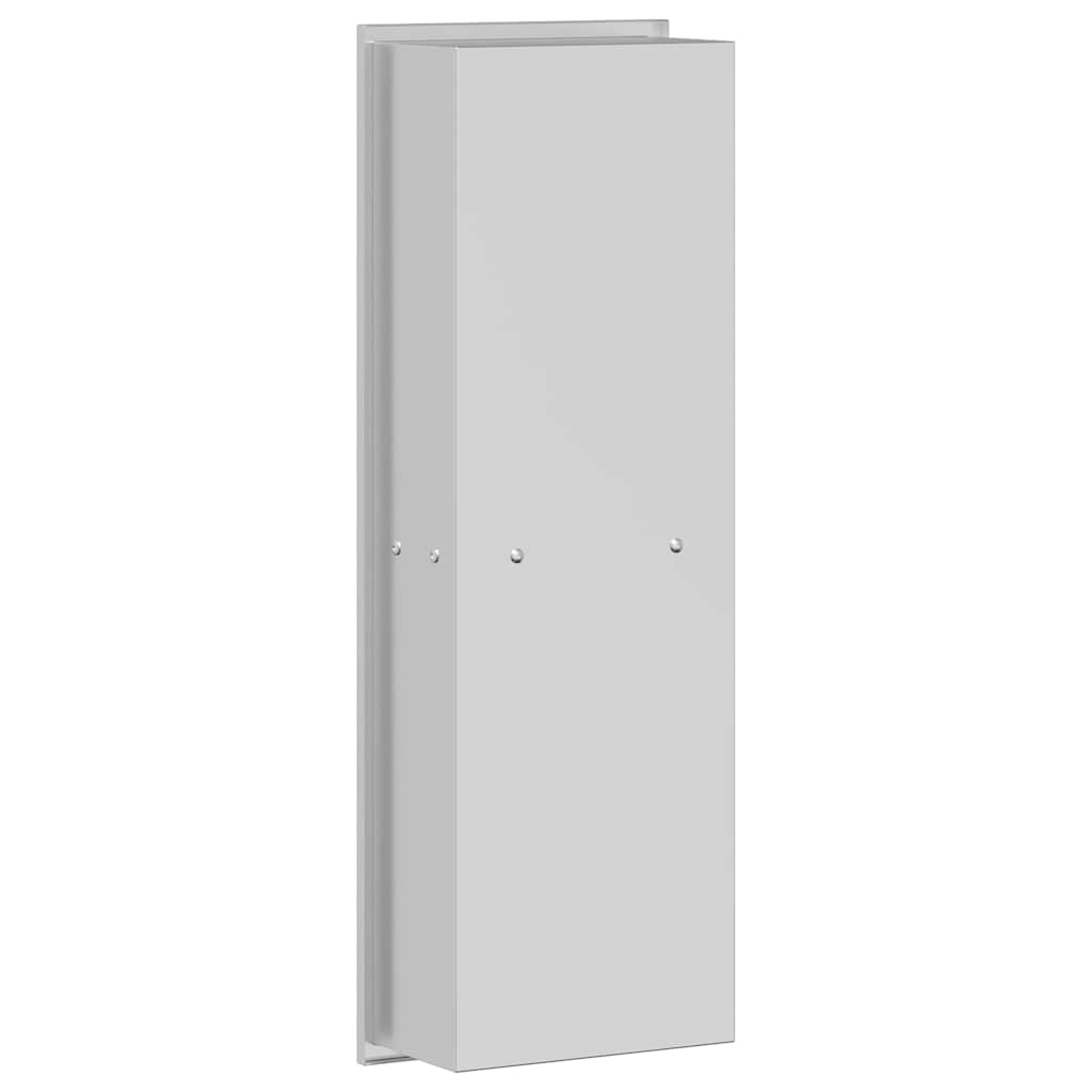 vidaXL Shower Niche Silver 60 x 20 x 9.5 cm Stainless Steel