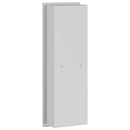 vidaXL Shower Niche Silver 60 x 20 x 9.5 cm Stainless Steel