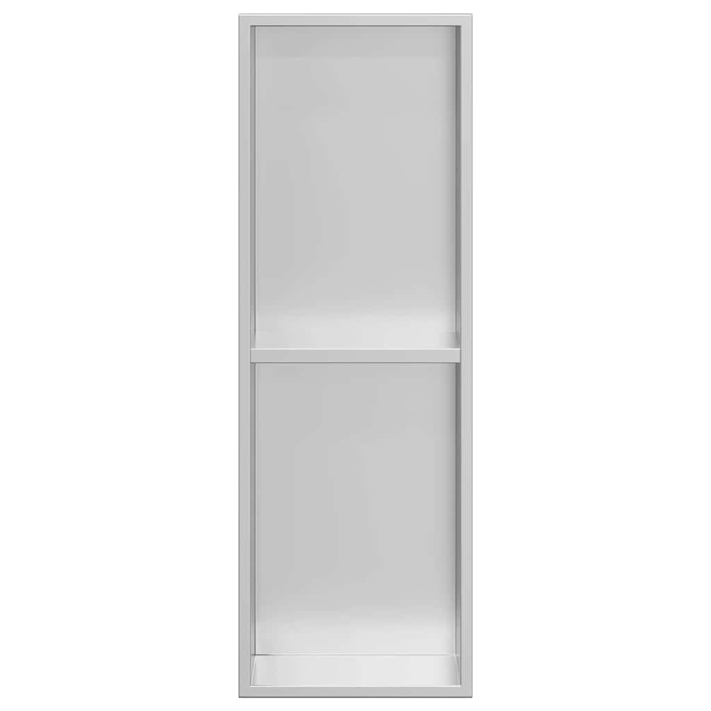 vidaXL Shower Niche Silver 60 x 20 x 9.5 cm Stainless Steel