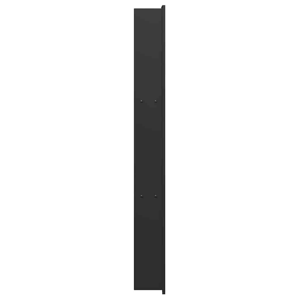 vidaXL Shower Niche Black 90 x 20 x 9.5 cm Stainless Steel