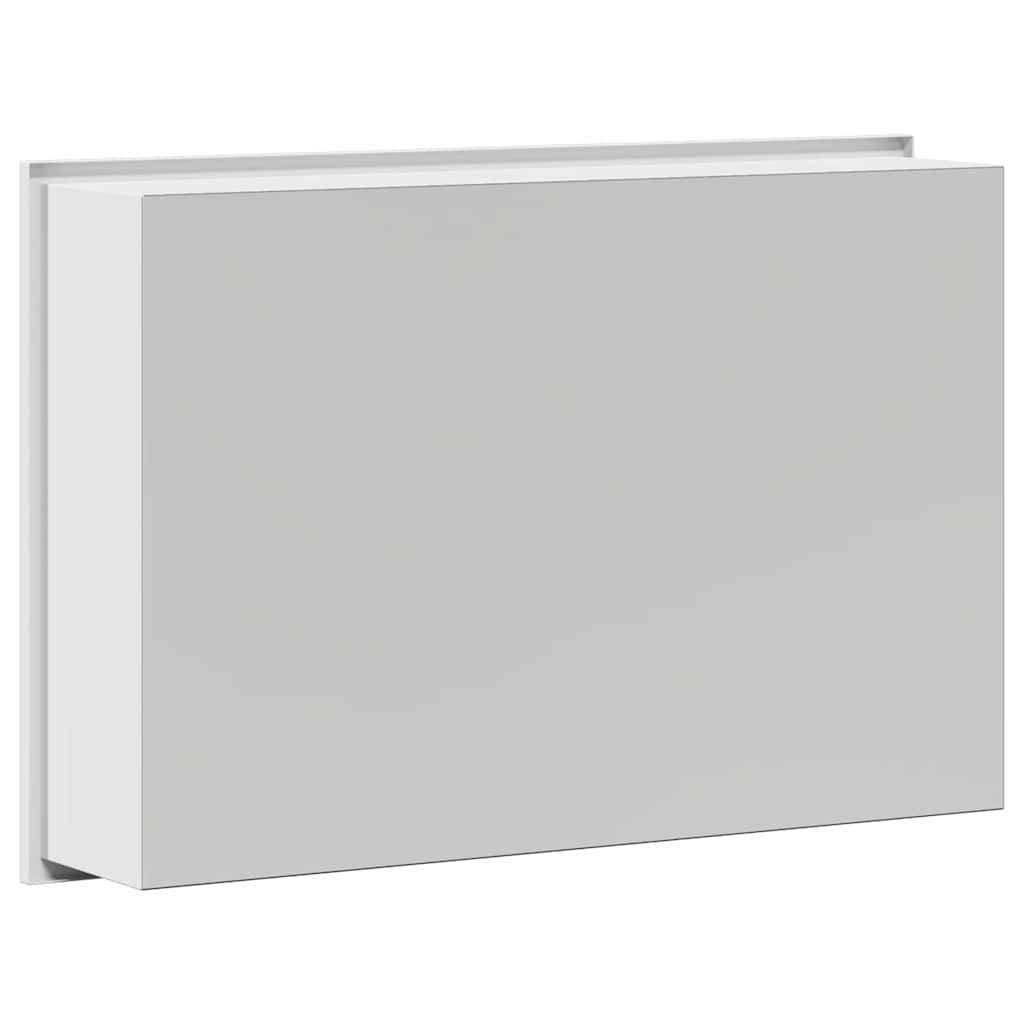 vidaXL Shower Niche White 45 x 30 x 9.5 cm Stainless Steel