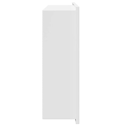 vidaXL Shower Niche White 45 x 30 x 9.5 cm Stainless Steel