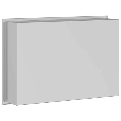 vidaXL Shower Niche Silver 45 x 30 x 9.5 cm Stainless Steel