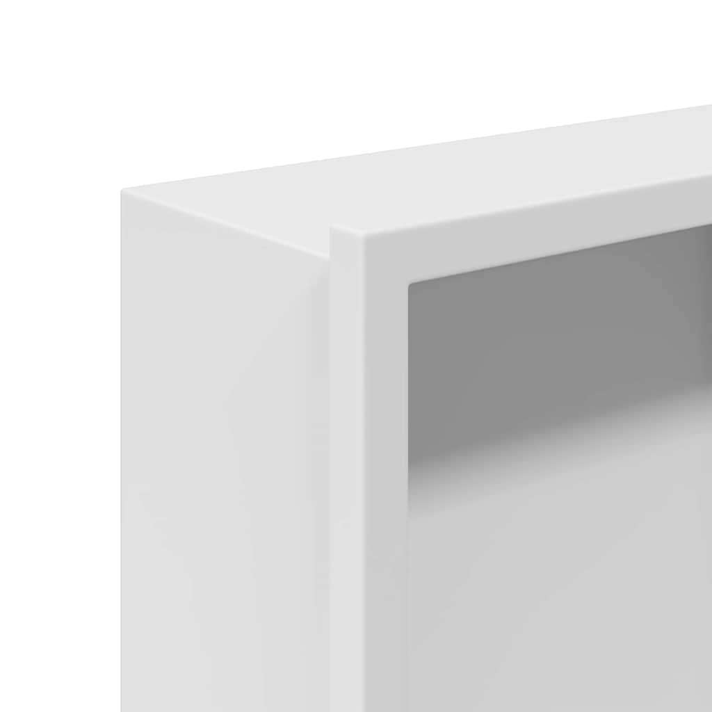 vidaXL Shower Niche White 75 x 30 x 9.5 cm Stainless Steel