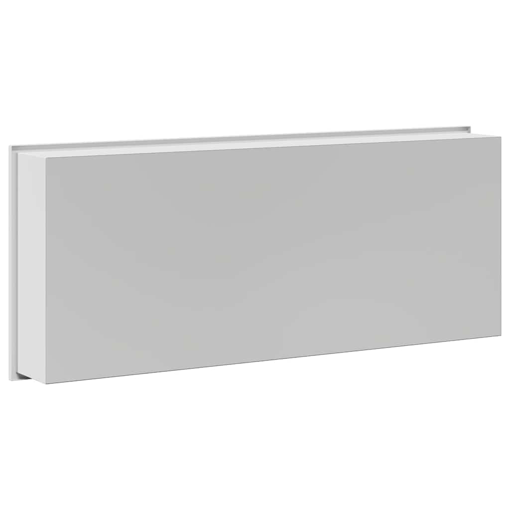 vidaXL Shower Niche White 75 x 30 x 9.5 cm Stainless Steel