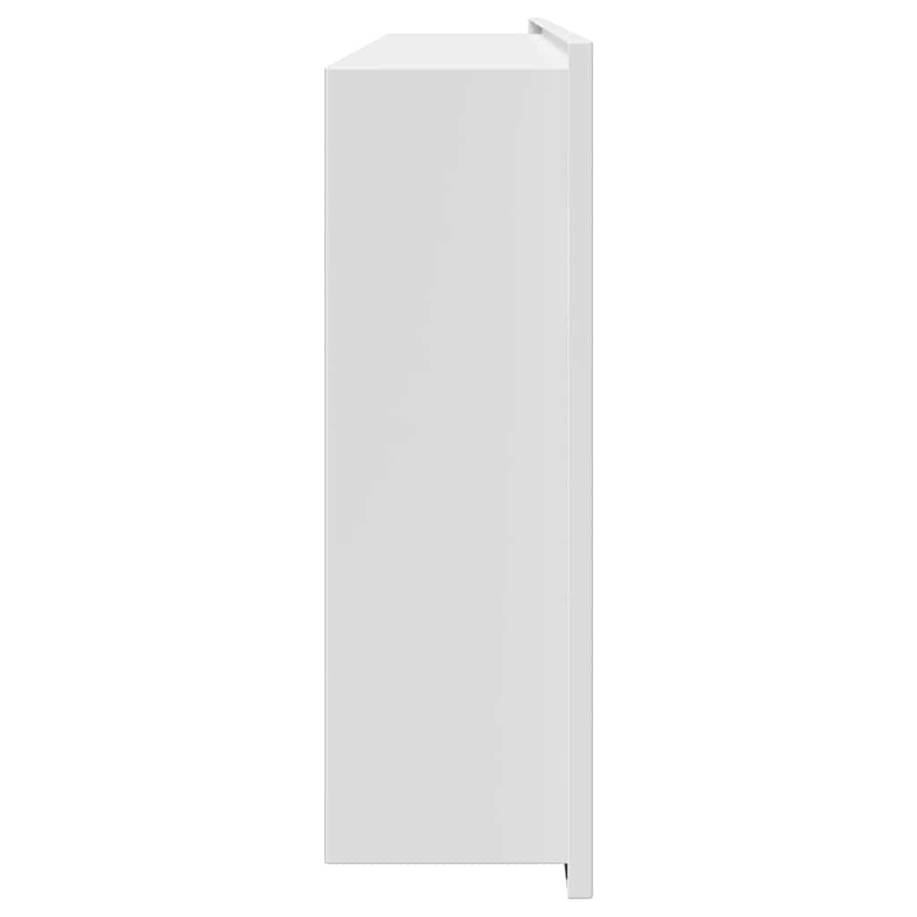 vidaXL Shower Niche White 75 x 30 x 9.5 cm Stainless Steel