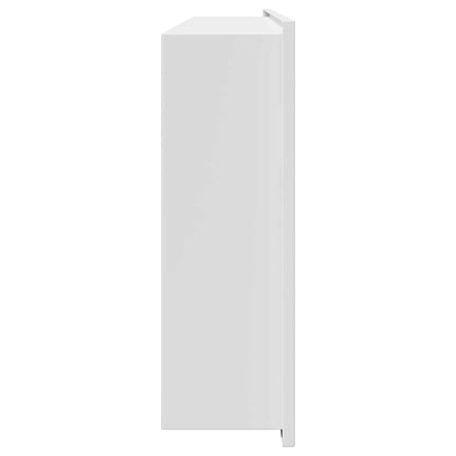vidaXL Shower Niche White 75 x 30 x 9.5 cm Stainless Steel